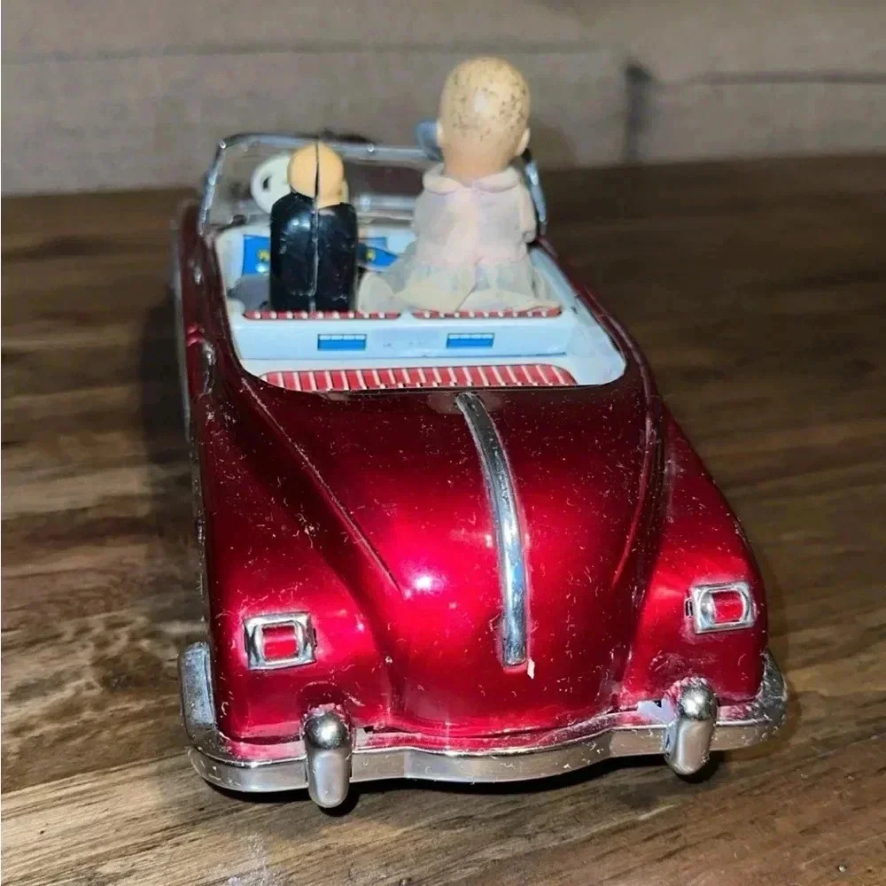 VINTAGE 1969 Photoing Car Tin Rolls Royce Convertible RARE collectible - Picture 4 of 5